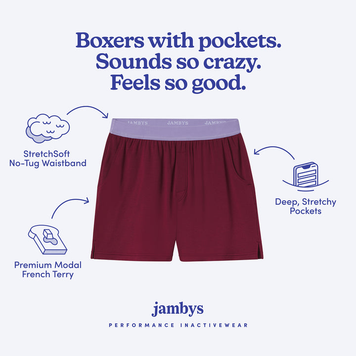 Boxers With Pockets, House Shorts, Jambys