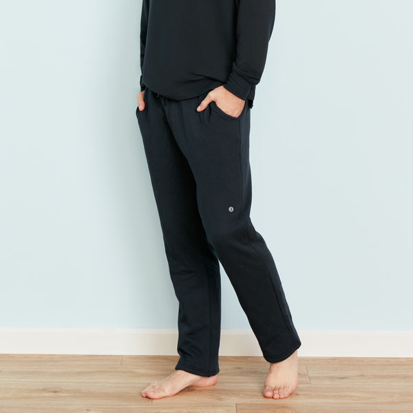 Black Chilluxe Quilted Pant