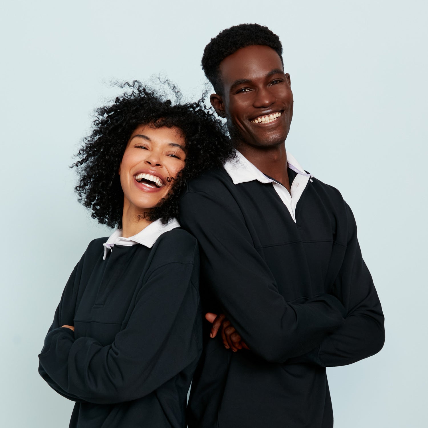 Hugby Rugby | Super-Soft French Terry Rugby | Jambys | Black