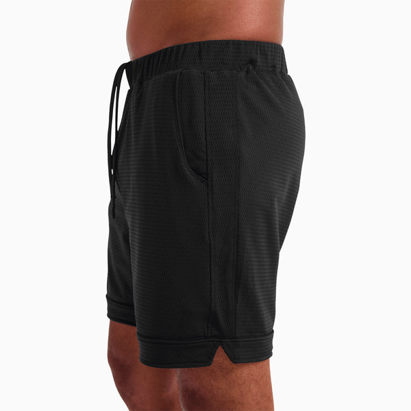 Black SoftStretch Basketball Shorts
