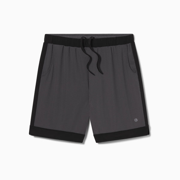 Gray/Black SoftStretch Basketball Shorts