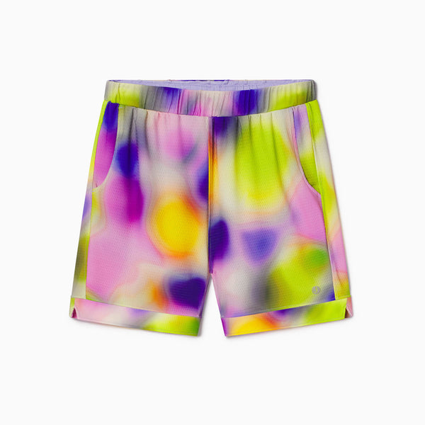 Neon Blur SoftStretch Basketball Shorts