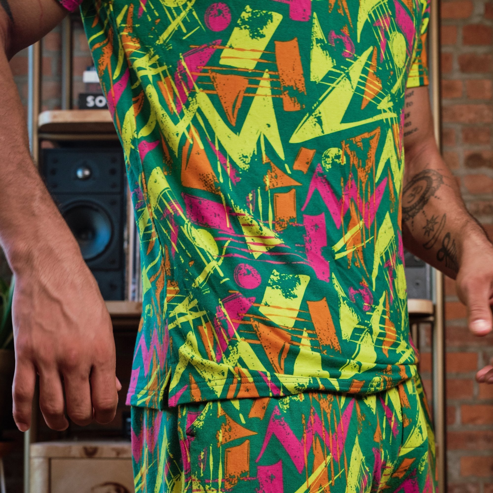 modelsizing1: Laurencio is 5’11” and wearing a medium. | first: mens, womens, best-sellers, tops, bottoms | type: men
