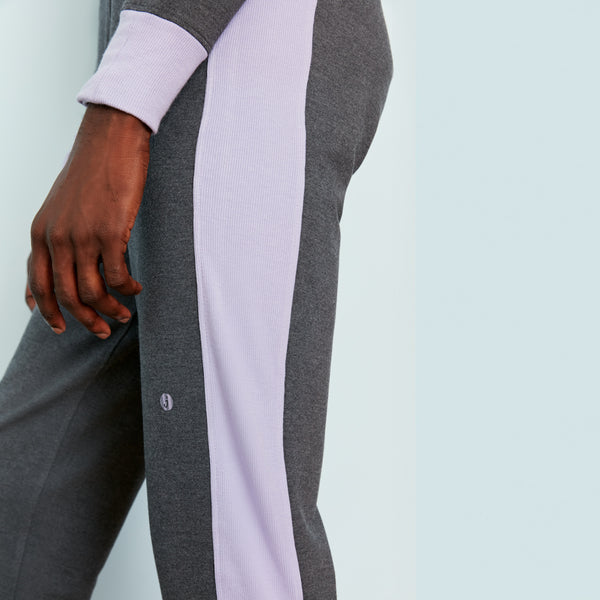 Gray/Lavender Flight Suit Onesie