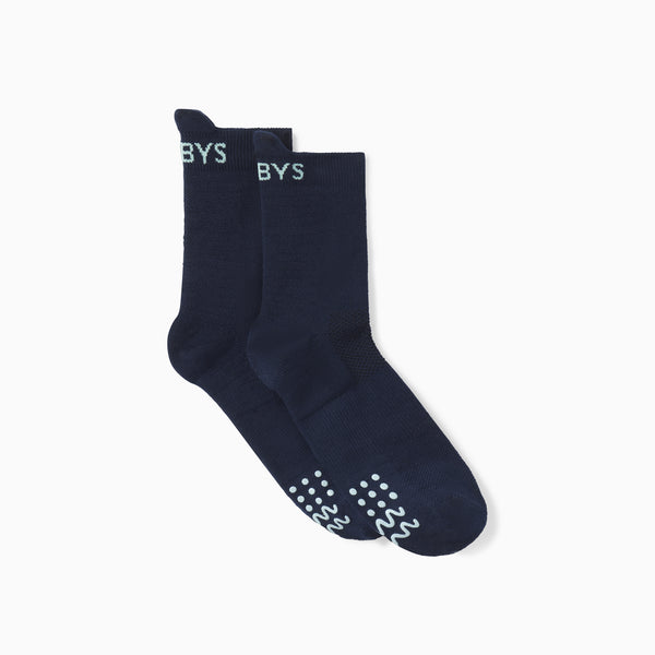 Navy/Mint House Socks
