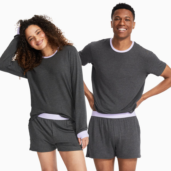 modelsizing1: Naja is 5’8” and wearing a small. | modelsizing2: Brandon is 6’0” and wearing a medium. | first: mens, best-sellers, bottoms, tops, womens, jambys