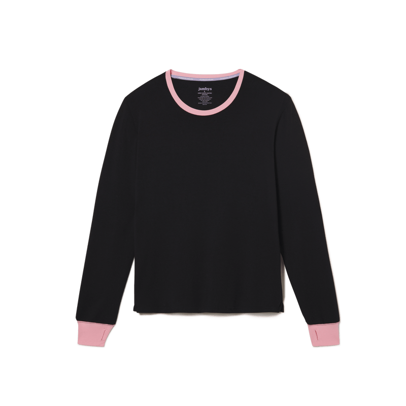Black/Flamingo Long-Sleeve JamTee