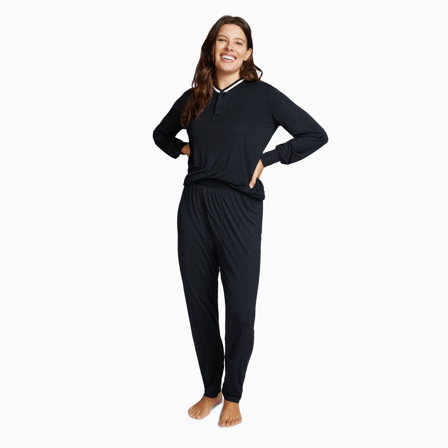 Lightweight Luxury Pajamas | Pajambys Bottom | Jambys | Black