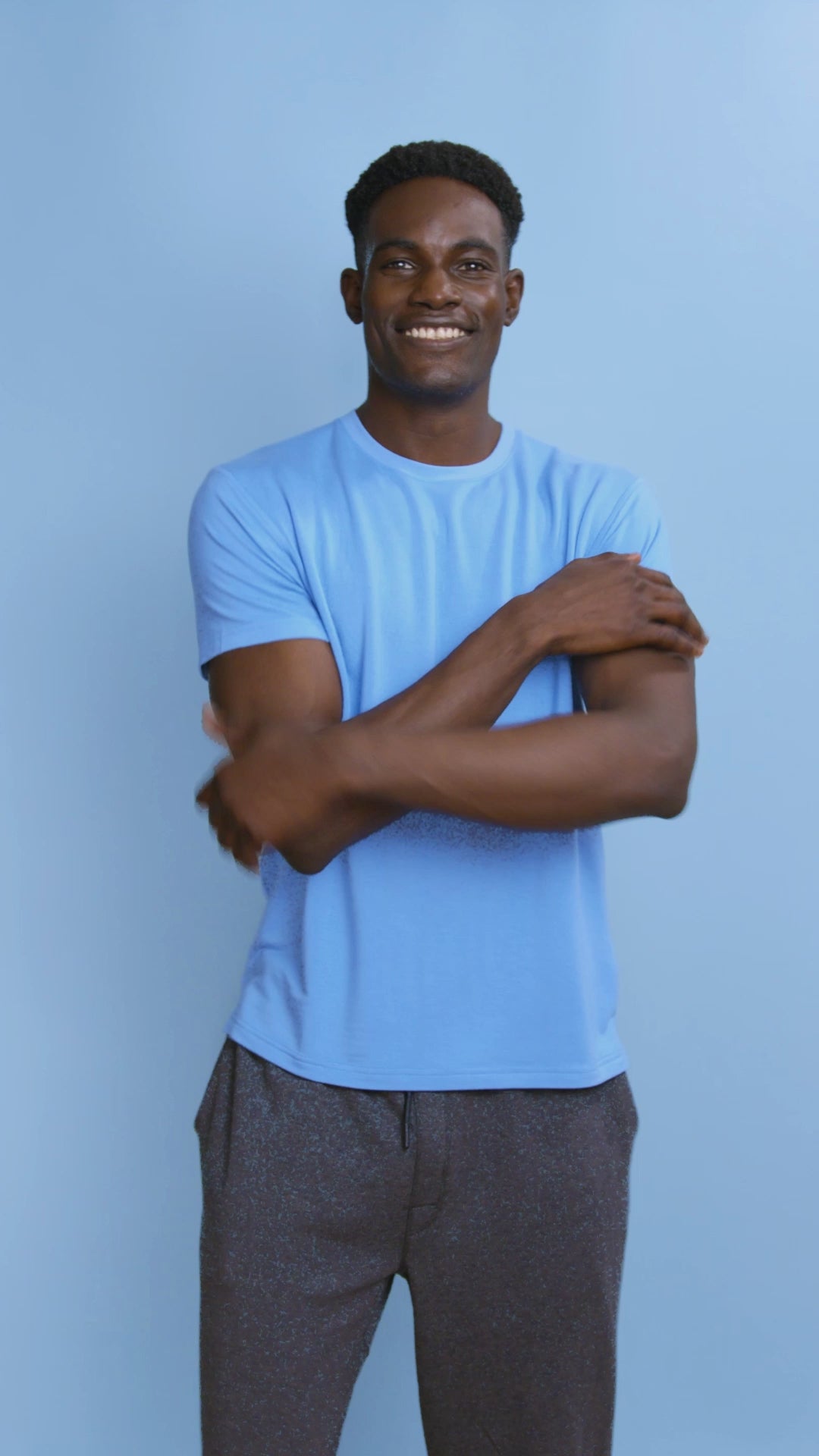 Clouds/Navy JamTee