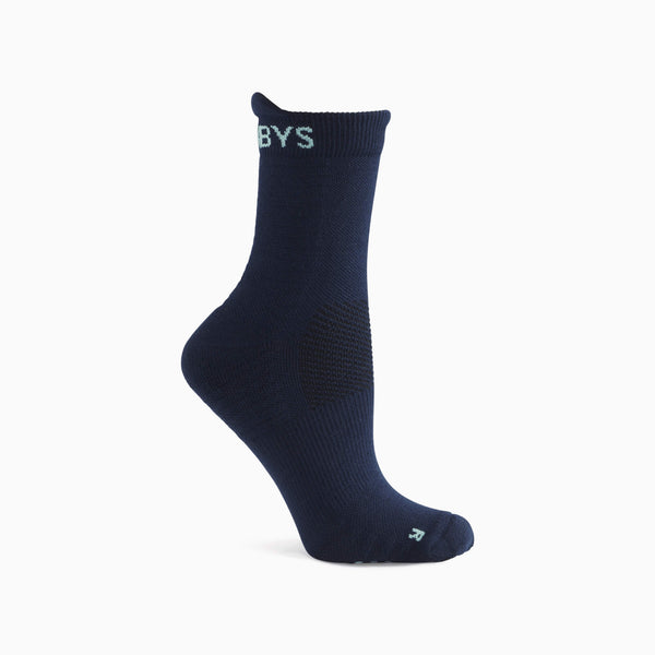 Navy/Mint House Socks