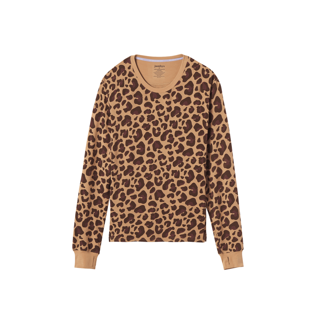 Leopard Long-Sleeve JamTee - Jambys
